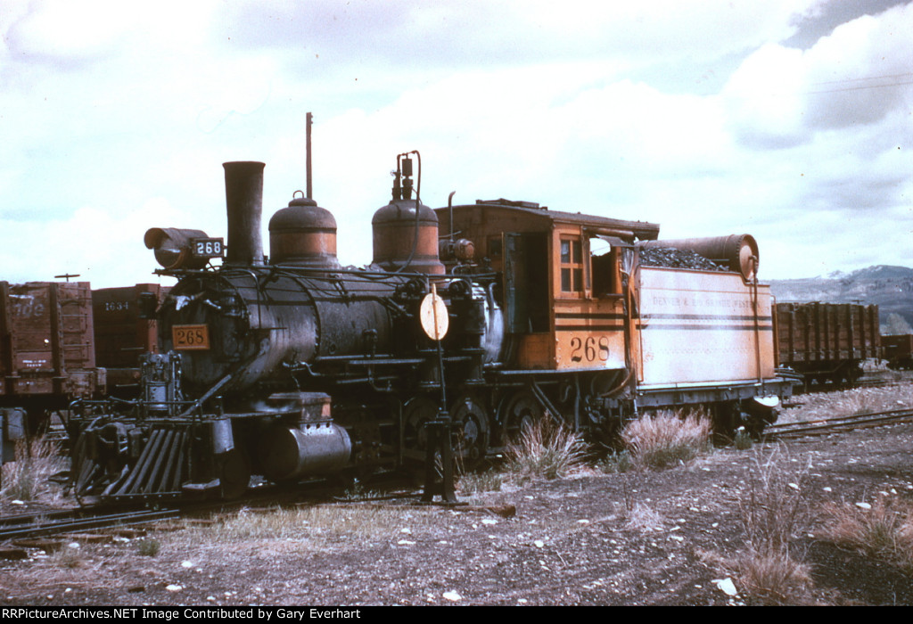 DRGW 2-8-0ng #268 - Denver & Rio Grande Western